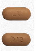 Niacin extended-release 750 mg LU D12