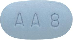 Amlodipine besylate and atorvastatin calcium 10 mg / 10 mg M AA8