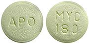 Mycophenolic acid delayed-release 180 mg APO MYC 180