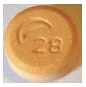 Pill Logo (Actavis) 28 Peach Round is Amphetamine and Dextroamphetamine