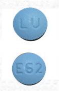 Pill LU E62 Blue Round is Zolpidem Tartrate Extended-Release