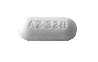 Pill AZ 328 White Capsule/Oblong is Acetaminophen