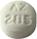 Pill AZ 285 White Round is Acetaminophen, Aspirin and Caffeine