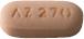 Pill AZ 270 Orange Capsule-shape is Acetaminophen and Phenylephrine Hydrochloride
