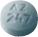 Pill AZ 247 Blue Round is Diphenhydramine Hydrochloride