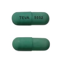 Dexmethylphenidate hydrochloride extended-release 15 mg TEVA 5552