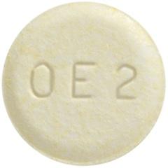 Pill M OE2 Yellow Round is Olanzapine (Orally Disintegrating)