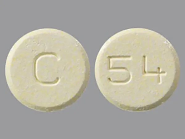 Olanzapine (orally disintegrating) 20 mg C 54