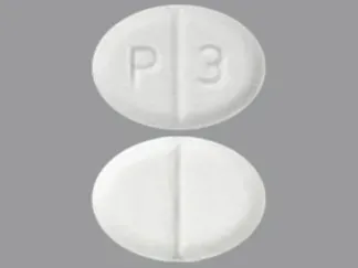 Pill P3 White Oval is Pramipexole Dihydrochloride