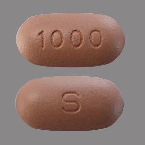 Niacin extended-release 1000 mg S 1000