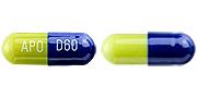 Duloxetine hydrochloride delayed-release 60 mg APO D60