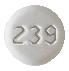 Pill 239 White Round is Ethinyl Estradiol and Norethindrone Acetate