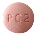 Pill M PC2 Brown Round is Potassium Chloride Extended-Release