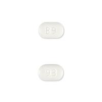 Pill 93 B9 White Capsule-shape is Buprenorphine Hydrochloride and Naloxone Hydrochloride (Sublingual)