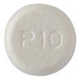 Prednisolone sodium phosphate (orally disintegrating) 10 mg (base) M P10