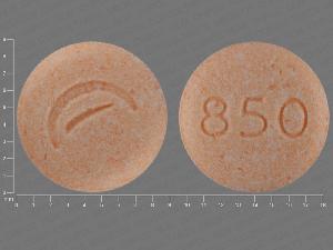 Guanfacine hydrochloride extended-release 1 mg Logo (Actavis) 850
