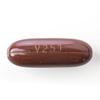 Pill V251 Brown Capsule/Oblong is Extra-Virt Plus DHA