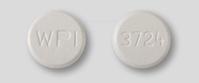 Pill WPI 3724 White Round is Lamotrigine (Orally Disintegrating)