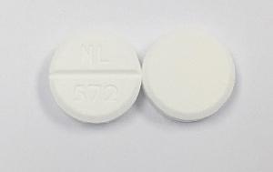 Methylphenidate hydrochloride (chewable) 10 mg NL 572