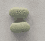 Pill L195 Green Capsule/Oblong is Ropinirole Hydrochloride Extended-Release