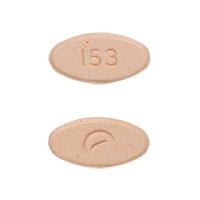 Buprenorphine hydrochloride (sublingual) 8 mg (base) Logo (Actavis) 153