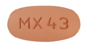 Amlodipine besylate and valsartan 5 mg / 320 mg MX43