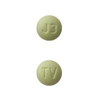 Amlodipine besylate and valsartan 10 mg / 160 mg TV J3