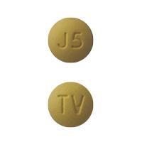 Amlodipine besylate and valsartan 10 mg / 320 mg TV J5