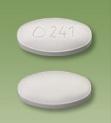 Pill Logo 241 White Oval is Trandolapril and Verapamil Hydrochloride