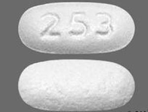 Pill 253 White Elliptical/Oval is Pramipexole Dihydrochloride Extended-Release