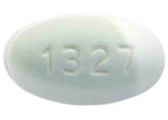 Pill 1327 White Oval is Amlodipine Besylate, Hydrochlorothiazide and Valsartan