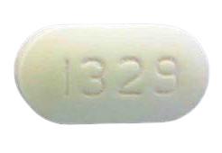 Pill 1329 Yellow Capsule/Oblong is Amlodipine Besylate, Hydrochlorothiazide and Valsartan