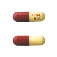 Pill Imprint TEVA 01A (Aspirin and Extended-Release Dipyridamole 25 mg / 200 mg)