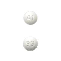 Pílula 93 A1 é Almotriptano Malato 6,25 mg (base)