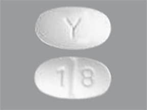 Pill Y 1 8 White Oval is Alprazolam