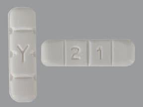 Pill Y 2 1 White Rectangle is Alprazolam