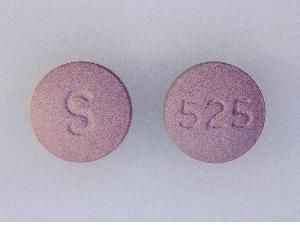 Bupropion hydrochloride extended-release (SR) 150 mg S 525