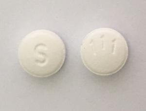 Pill S 111 White Round is Losartan Potassium