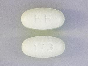 Pill HH 173 White Oval is Levetiracetam Extended-Release