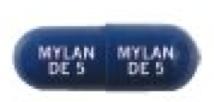 Dexmethylphenidate hydrochloride extended-release 5 mg MYLAN DE 5 MYLAN DE 5