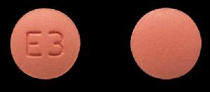 Pill E3 Brown Round is Drospirenone and Ethinyl Estradiol