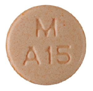 Amphetamine and dextroamphetamine 15 mg M A15