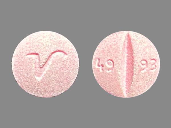 Oxycodone hydrochloride 10 mg V 49 93