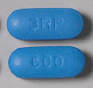 Pill 3RP 600 is Moderiba 600 mg