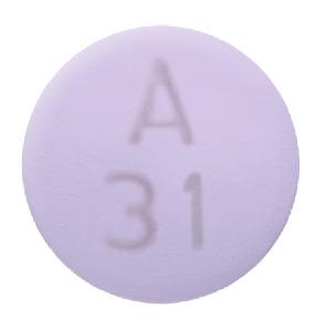 Oxybutynin chloride extended-release 5 mg A31