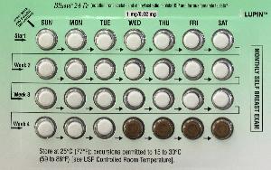 Pil LU N21 ialah Blisovi 24 Fe ethinyl estradiol 0.02 mg / norethindrone acetate 1 mg