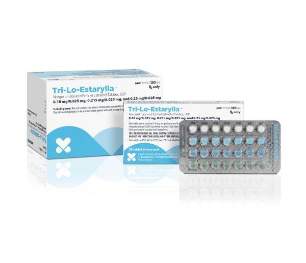 Pill SZ T5 White Round is Tri-Lo-Estarylla