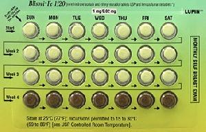 Pill LU J23 is Blisovi Fe 1/20 ethinyl estradiol 0.02 mg / norethindrone acetate 1 mg