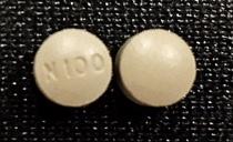 Morphine sulfate extended-release 100 mg N 100