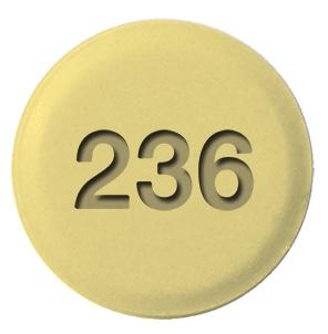 Pill 236 Yellow Round is Ethinyl Estradiol and Norgestimate
